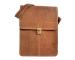 Men Briefcase Crazy Horse Leather  Laptop Shoulder Bag Office Messenger Tote